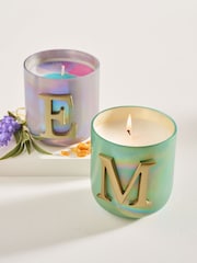 Multi Alphabet Midnight Patchouli and Amber Scented Candle - Image 1 of 3