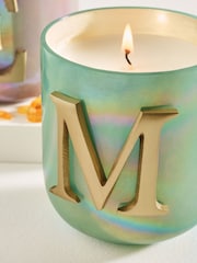 Multi Alphabet Midnight Patchouli and Amber Scented Candle - Image 2 of 3
