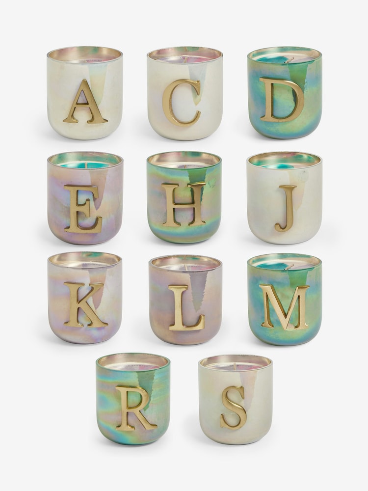 Multi Alphabet Midnight Patchouli and Amber Scented Candle - Image 3 of 3