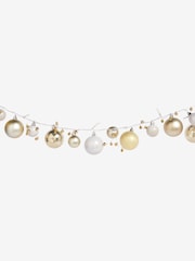 Gold Lit Bauble Christmas Garland - Image 3 of 4
