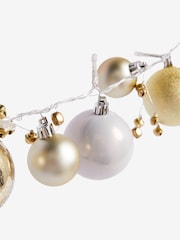 Gold Lit Bauble Christmas Garland - Image 4 of 4