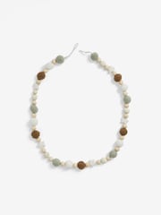 Natural Scandi Beaded Christmas Garland - Image 3 of 3