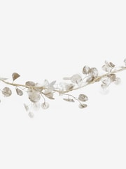 Champagne Eucalyptus Lit Christmas Garland - Image 6 of 8