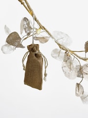 Champagne Eucalyptus Lit Christmas Garland - Image 8 of 8
