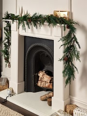 Green Luxe Christmas Garland - Image 1 of 5