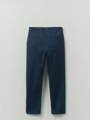 Crew Clothing Blue Slim Fit Garment Dyed Chinos - Image 2 of 2