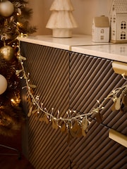 Green Mistletoe Lit Christmas Garland - Image 1 of 6