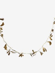 Green Mistletoe Lit Christmas Garland - Image 5 of 6