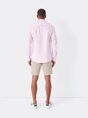 Crew Clothing Pink Slim Fit 100% Cotton Oxford Shirt - Image 2 of 7