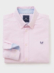 Crew Clothing Pink Slim Fit 100% Cotton Oxford Shirt - Image 7 of 7