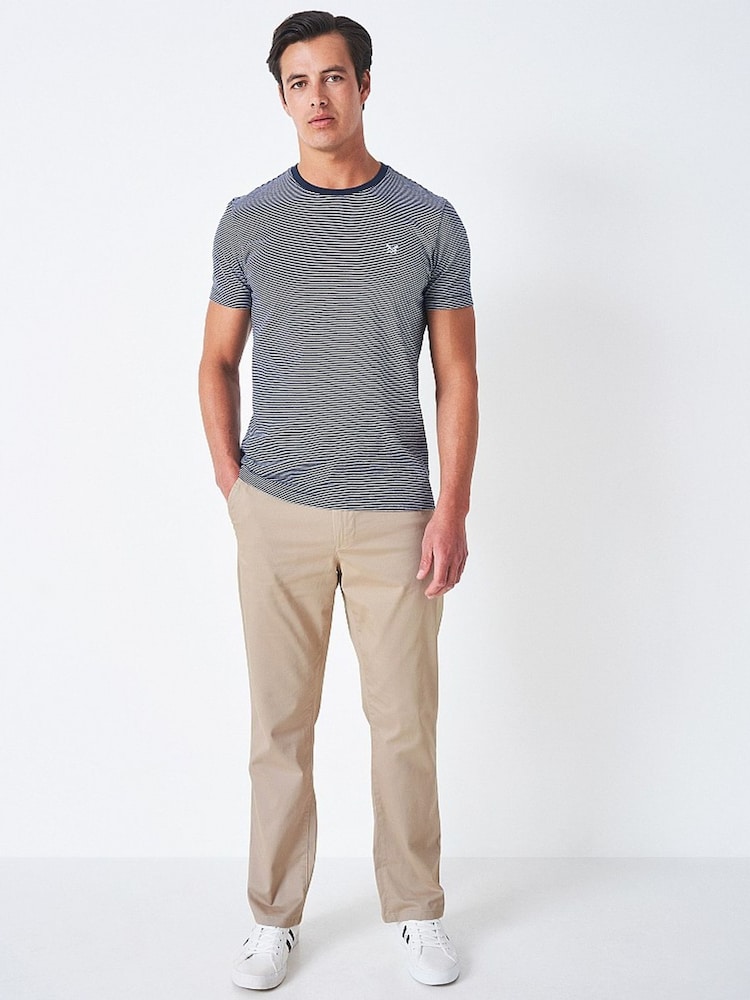 Crew Clothing Natural Cream Straight Chinos - Image 1 of 4