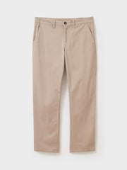 Crew Clothing Natural Cream Straight Chinos - Image 4 of 4