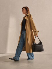 Black Leather Pocket Rucksack - Image 2 of 9