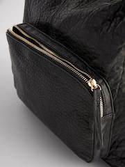 Black Leather Pocket Rucksack - Image 9 of 9
