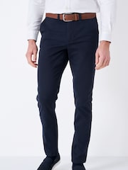 Crew Clothing Company Blue Sky Slim Chinos Trousers - Image 1 of 5