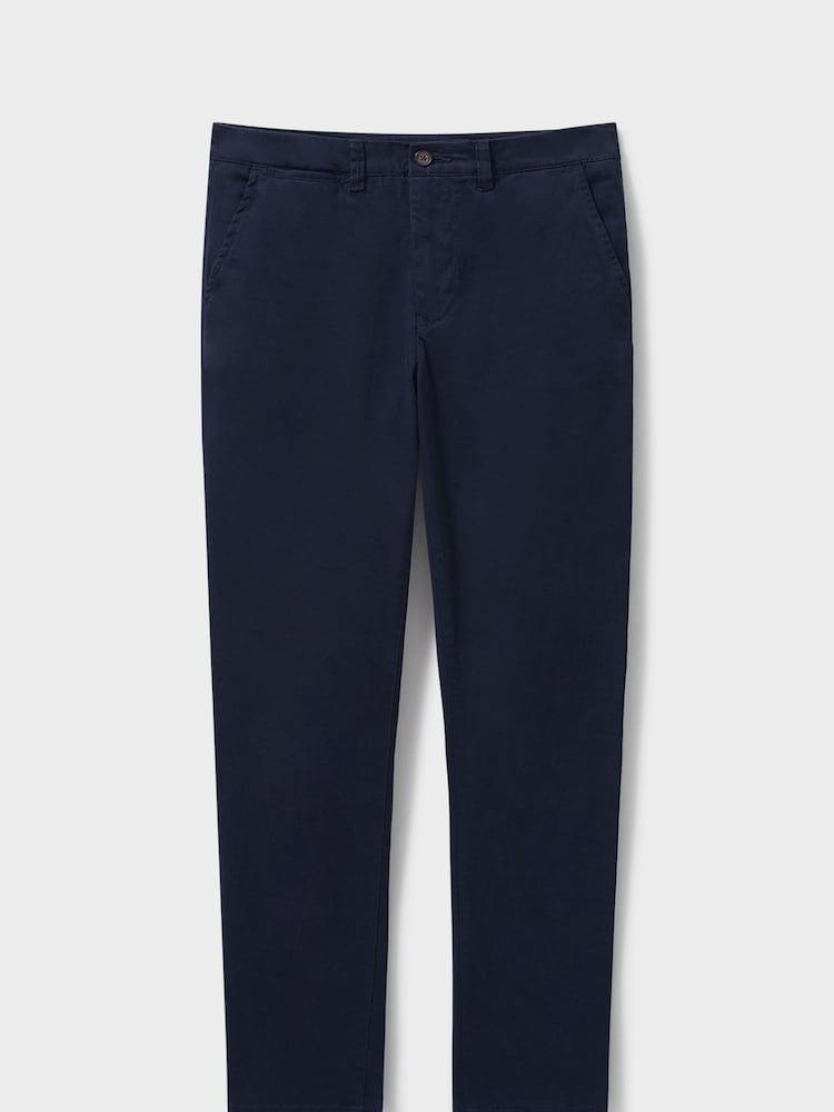 Crew Clothing Company Blue Sky Slim Chinos Trousers - Image 5 of 5