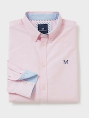 Crew Clothing Company Pink Classic Fit 100% Cotton Oxford Shirt - Image 4 of 4