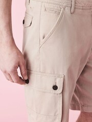 Crew Clothing Company Natural 100% Cotton Classic Casual Shorts - Image 4 of 5