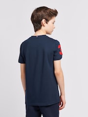 U.S. Polo Assn. Blue Dark Boys Player 100% Cotton 3 T-Shirt - Image 2 of 8