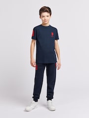 U.S. Polo Assn. Blue Dark Boys Player 100% Cotton 3 T-Shirt - Image 3 of 8