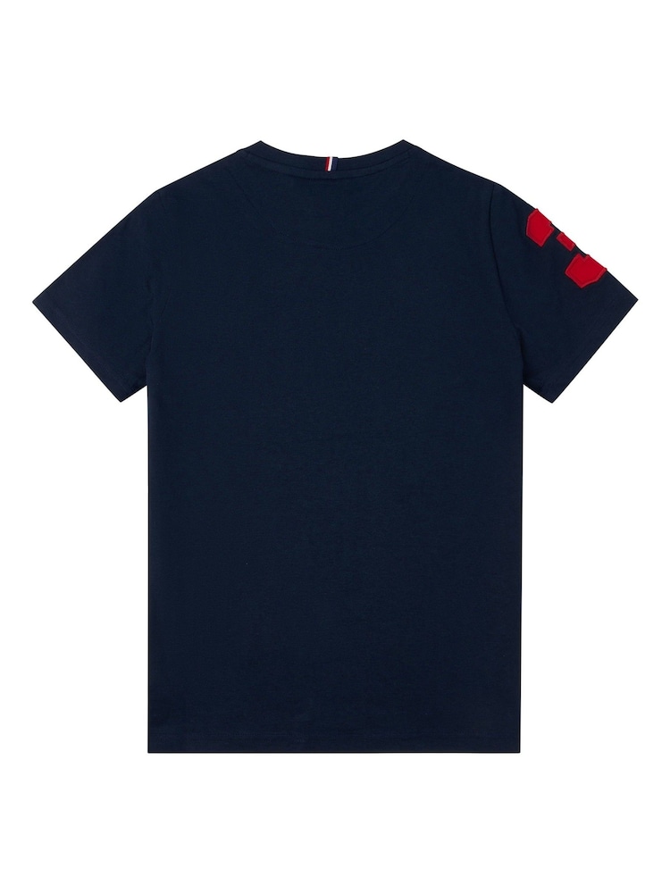 U.S. Polo Assn. Blue Dark Boys Player 100% Cotton 3 T-Shirt - Image 7 of 8
