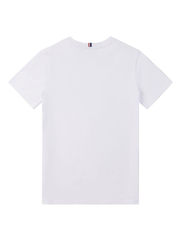 לבן - .U.S. Polo Assn חולצת טי עם לוגו Double Horsemen, %100 כותנה, בנים - Image 6 of 7