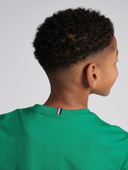 U.S. Polo Assn. Grass Green Boys Double Horsemen 100% Cotton T-Shirt - Image 6 of 9