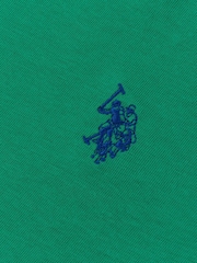 U.S. Polo Assn. Grass Green Boys Double Horsemen 100% Cotton T-Shirt - Image 9 of 9