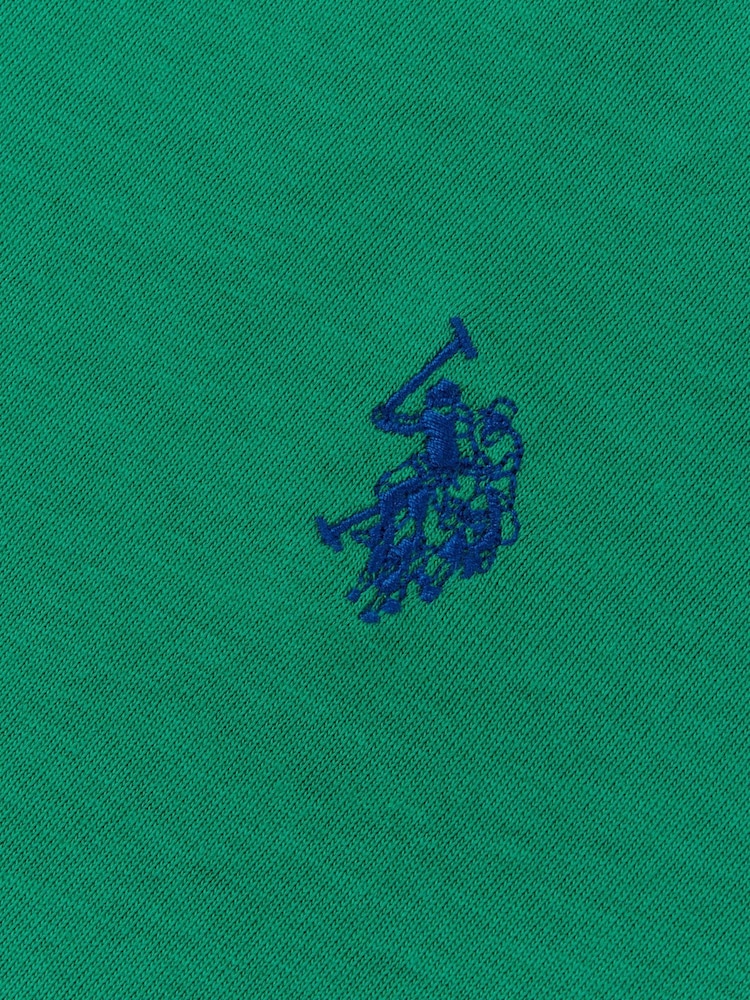 U.S. Polo Assn. Grass Green Boys Double Horsemen 100% Cotton T-Shirt - Image 9 of 9