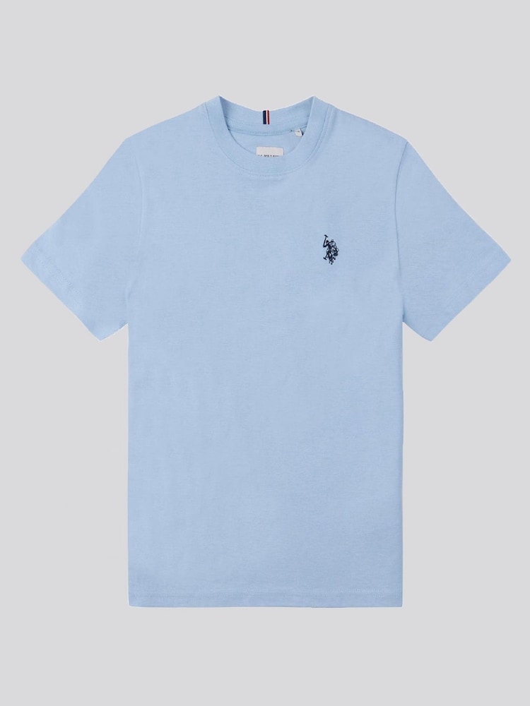 U.S. Polo Assn. Dark Blue Boys Double Horsemen 100% Cotton T-Shirt - Image 1 of 3