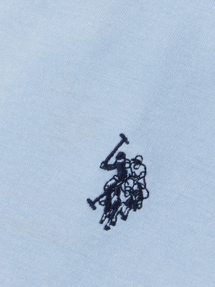 U.S. Polo Assn. Dark Blue Boys Double Horsemen 100% Cotton T-Shirt - Image 3 of 3