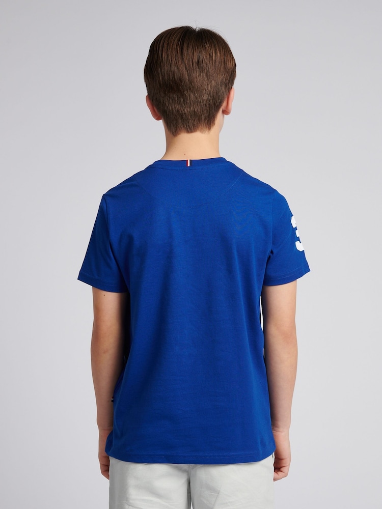 U.S. Polo Assn. Blue Navy Boys Player 100% Cotton 3 T-Shirt - Image 2 of 8