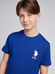 U.S. Polo Assn. Blue Navy Boys Player 100% Cotton 3 T-Shirt - Image 3 of 8