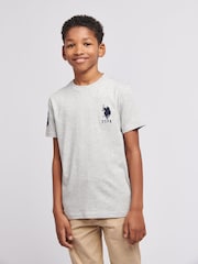 U.S. Polo Assn. Grey Boys Player 100% Cotton 3 T-Shirt - Image 1 of 7