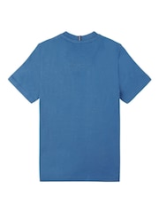 U.S. Polo Assn. sky Blue Boys Double Horsemen 100% Cotton T-Shirt - Image 6 of 7