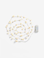 White Frosted Stars 60 LED Line Lights - Image 5 of 5