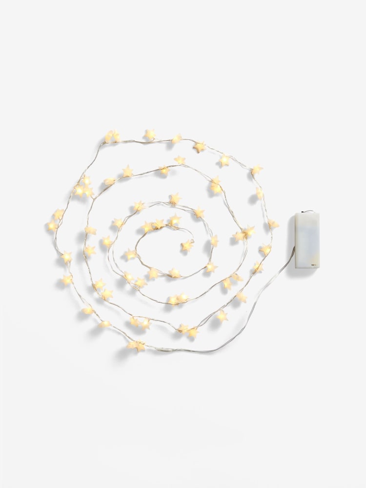 White Frosted Stars 60 LED Line Lights - Image 5 of 5