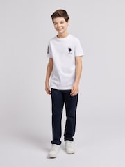 U.S. Polo Assn. White Boys Player 100% Cotton 3 T-Shirt - Image 3 of 7