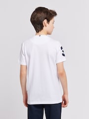 U.S. Polo Assn. White Boys Player 100% Cotton 3 T-Shirt - Image 4 of 7
