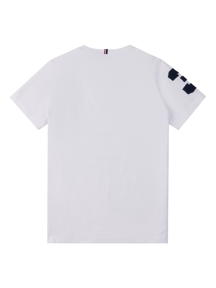U.S. Polo Assn. White Boys Player 100% Cotton 3 T-Shirt - Image 6 of 7
