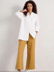 Seasalt Cornwall White Lavant Mor Cotton Shirt - Image 3 of 5