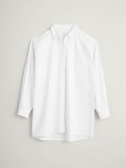 Seasalt Cornwall White Lavant Mor Cotton Shirt - Image 4 of 5