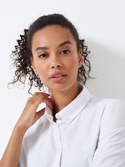 Crew Clothing White Bracken Oxford Shirt - Image 4 of 5