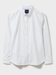 Crew Clothing White Bracken Oxford Shirt - Image 5 of 5