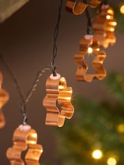 Brown Gingerbread 10 LED Line Lights - Image 3 of 5