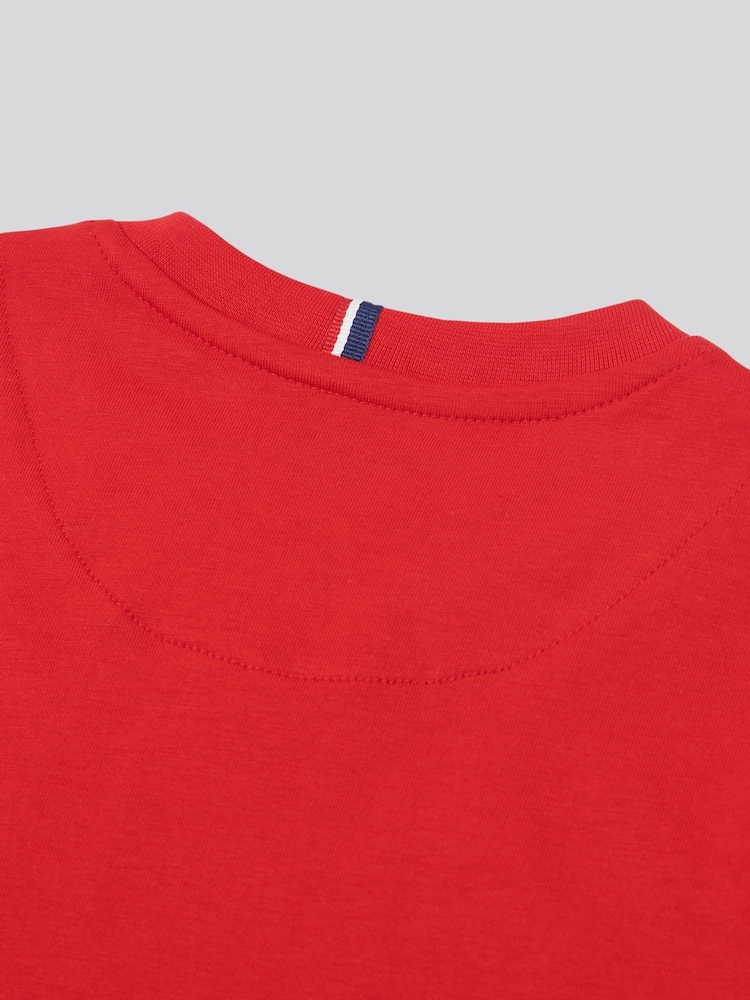 קליל בצבע אדום - .U.S. Polo Assn נגן 3 חולצת טי - תמונה 11 מתוך 11 קליל בצבע אדום - .U.S. Polo Assn נגן 3 חולצת טי - תמונה 11 מתוך 11