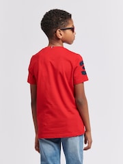 U.S. Polo Assn. Red Light Boys Player 100% Cotton 3 T-Shirt - Image 2 of 8