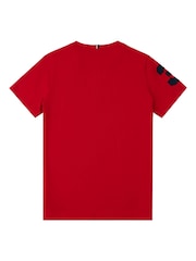 U.S. Polo Assn. Red Light Boys Player 100% Cotton 3 T-Shirt - Image 7 of 8