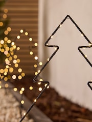 Set of 4 Black Light Up Tree Path Finders - Image 3 of 5