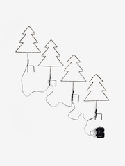 Set of 4 Black Light Up Tree Path Finders - Image 4 of 5